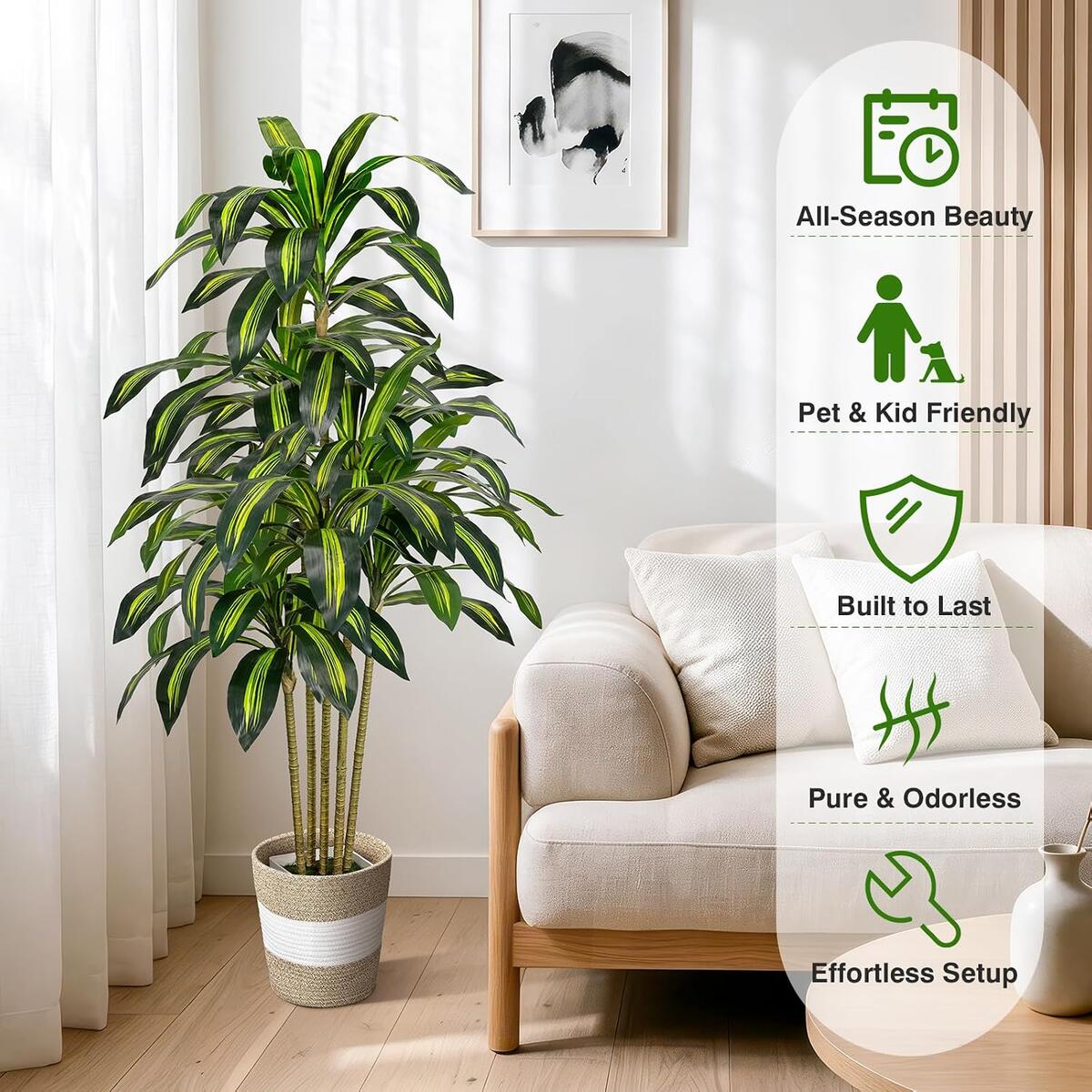 Artificial Dracaena Tree Deal - RebateKey