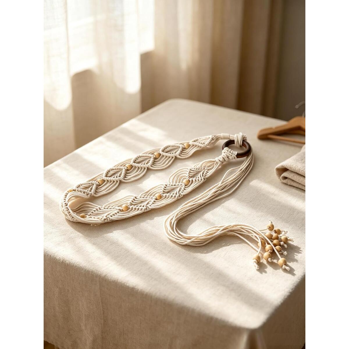 Boho Macrame Waist Belt Deal - RebateKey
