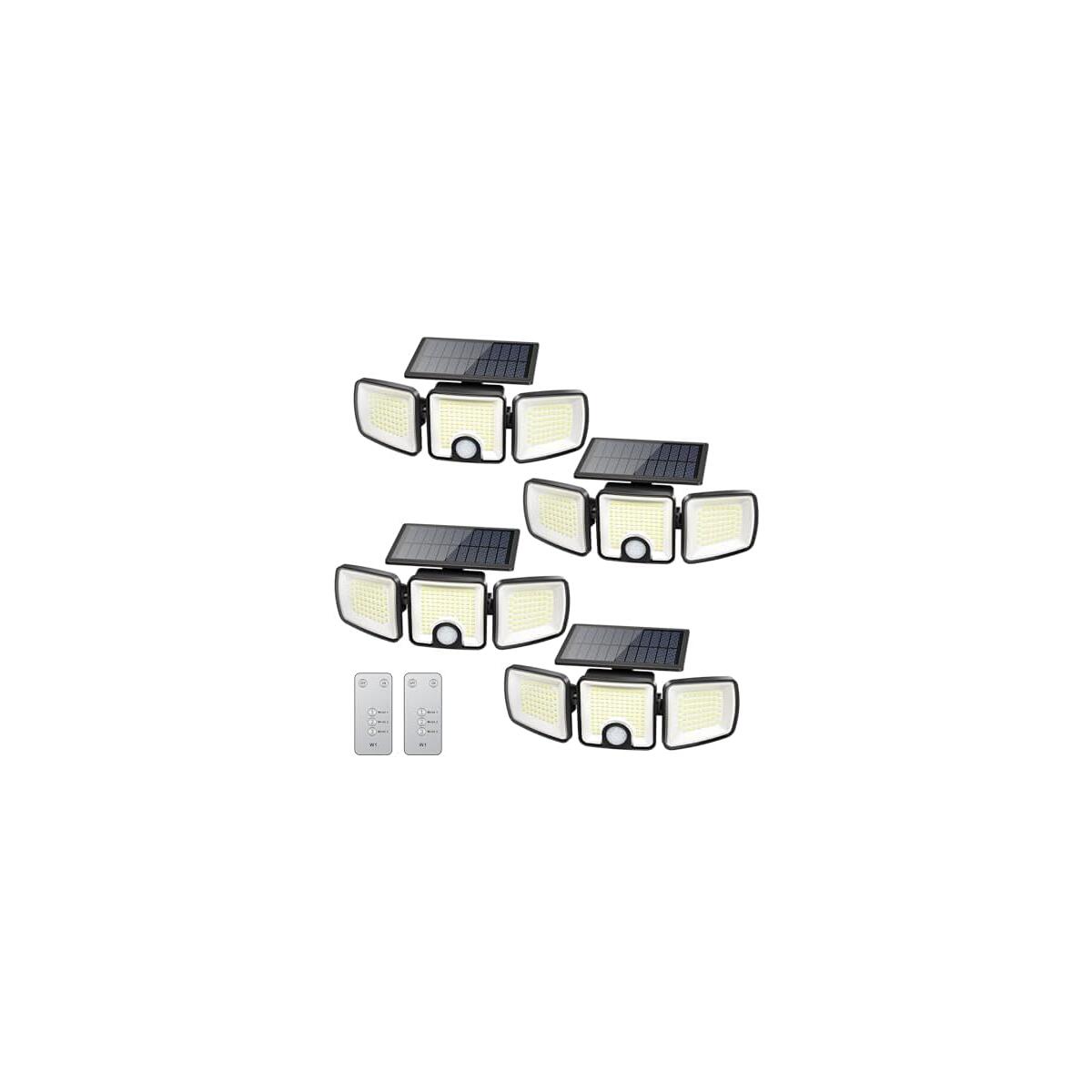Brightown 2 Pack Solar Security Flood Coupon - RebateKey