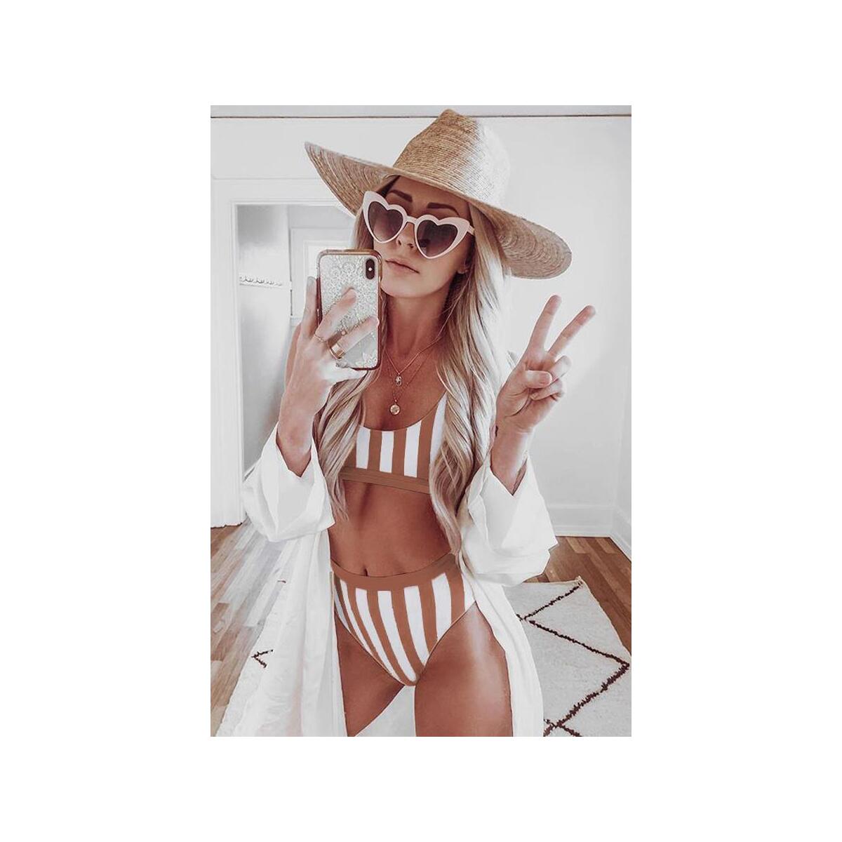 Striped Tank High Waist Promo Codes - RebateKey