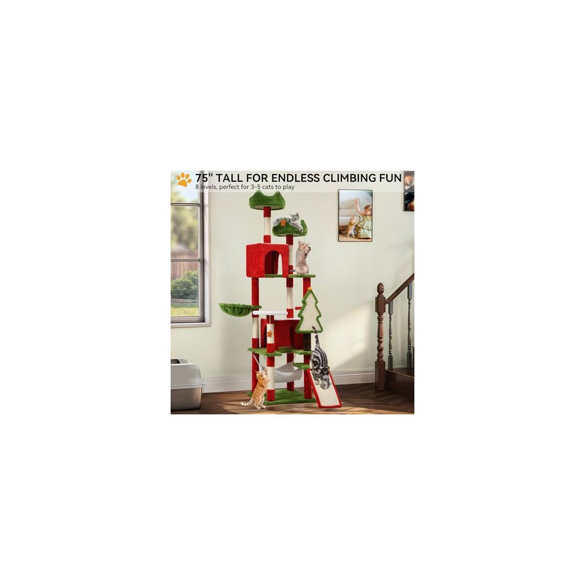 Yitahome Christmas Cat Tree Coupons - RebateKey
