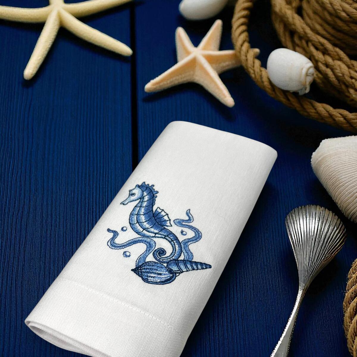 Embroidered Floral Linen Napkins Deal - RebateKey