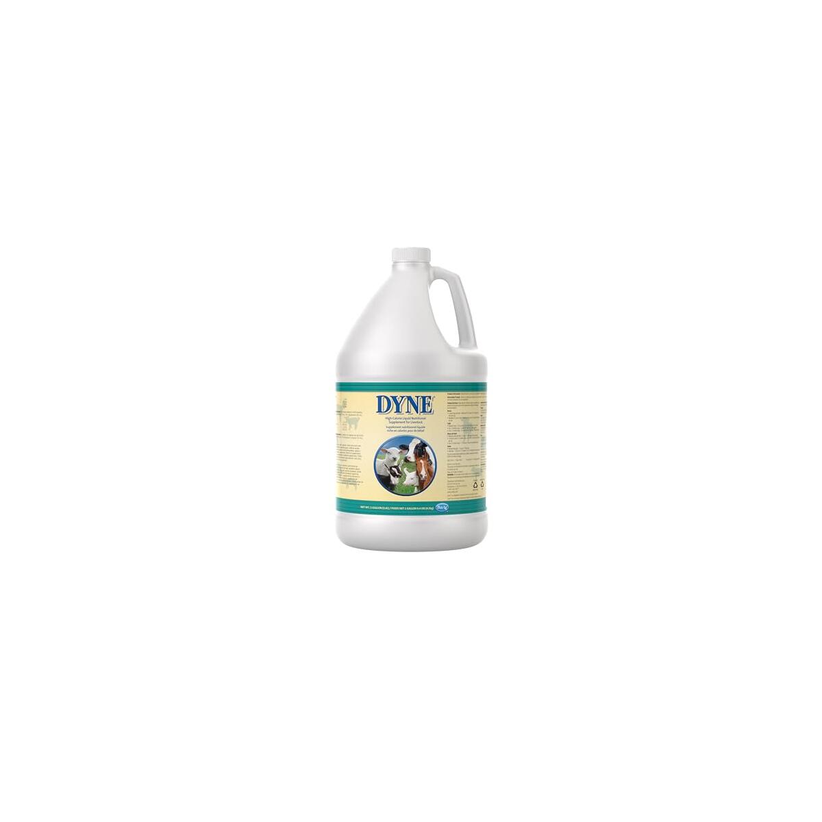 PetAg Dyne High Calorie Liquid Nutritional Supplement for Livestock - 1 Gallon - Includes Added Vitamins - Excellent for Underweight, Stressed, or Recovering Animals