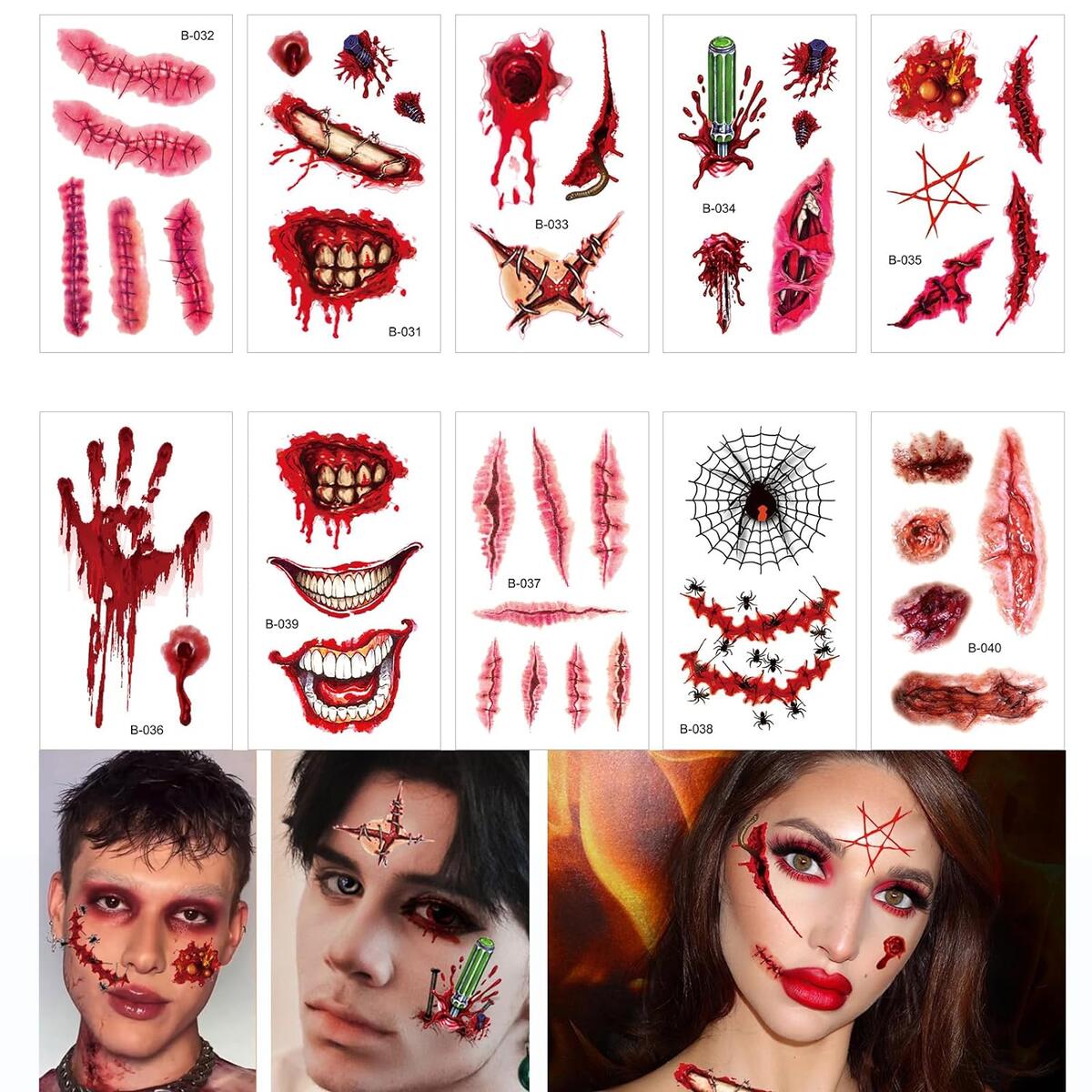 Sheets Halloween Fake Scars Deal - RebateKey