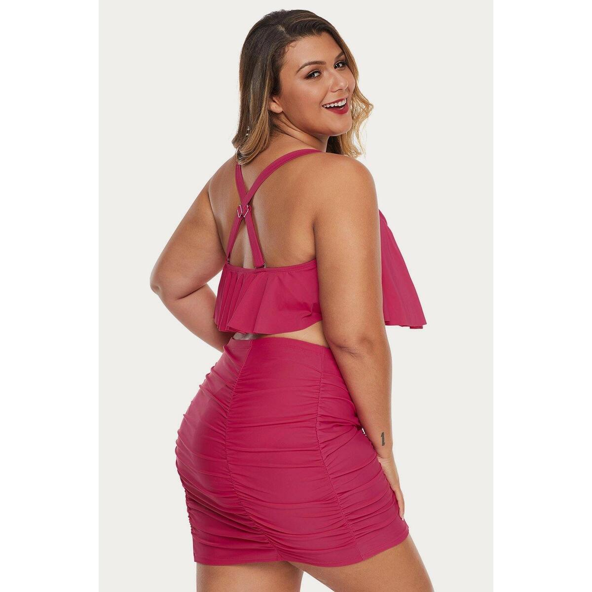 Strappy Ruffle Plus Size Promo Codes - RebateKey