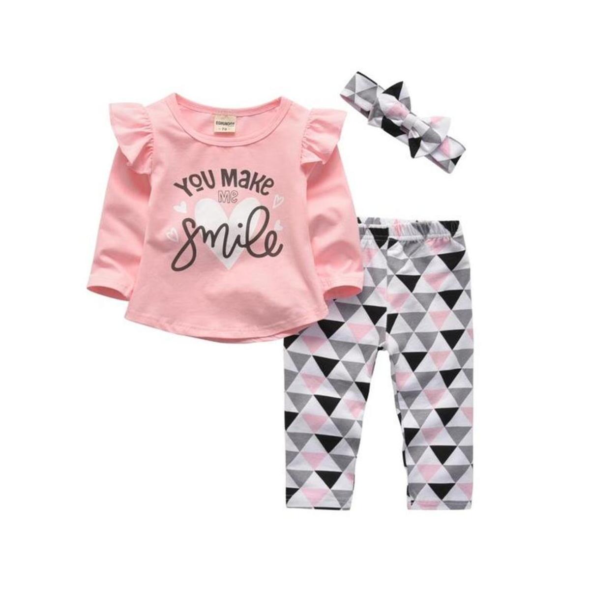 Infant Baby Girl Hoodie Set Baby Clothing Floral Suit Infant Cotton Clothes Set