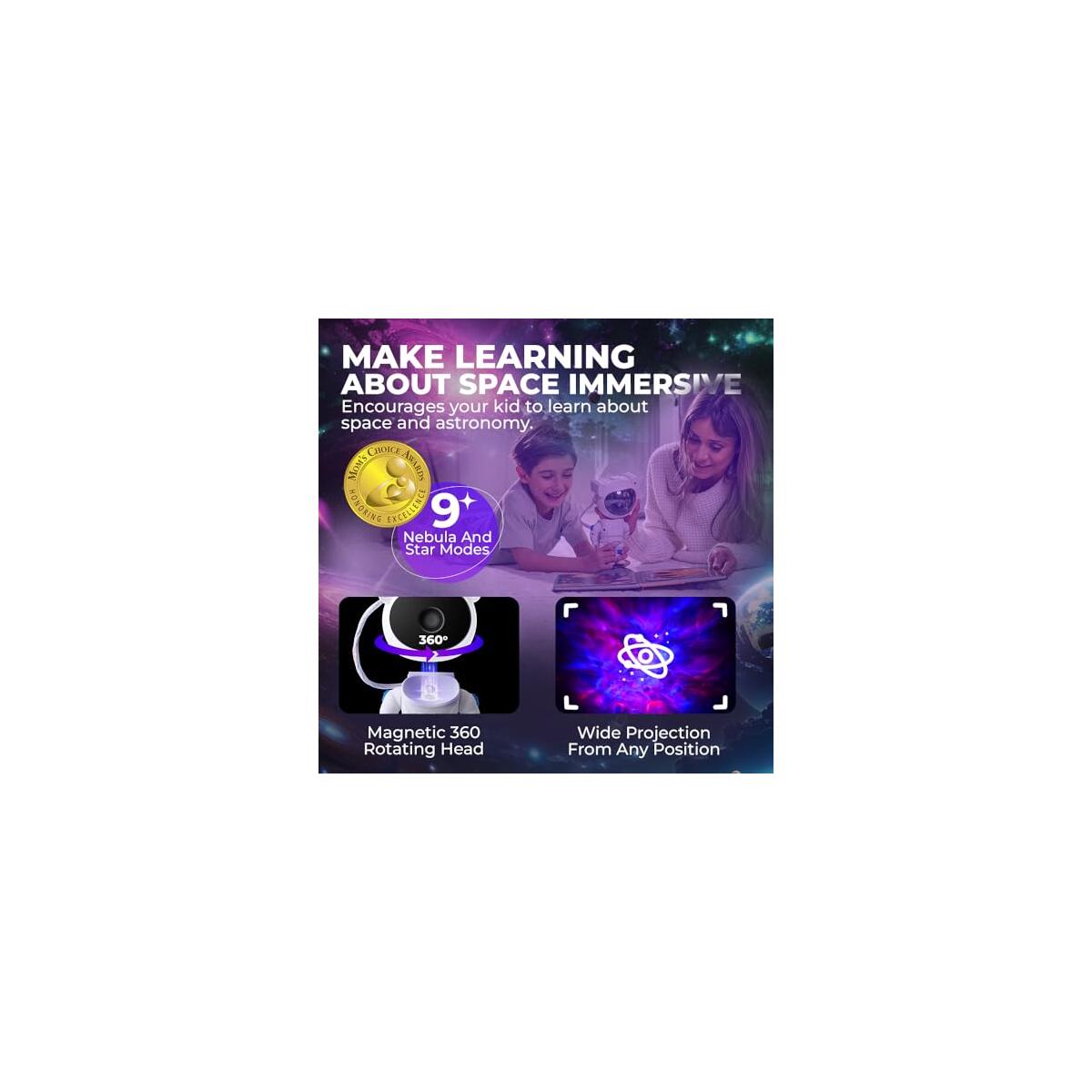 Mind Glowing Astronaut Galaxy Projector Coupons - RebateKey