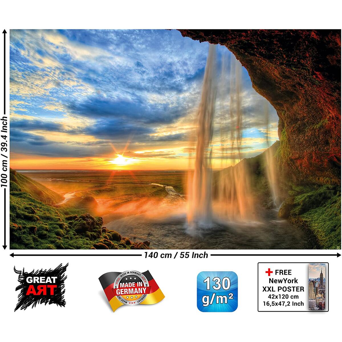 Poster Waterfall Picture Decoration Coupons - RebateKey