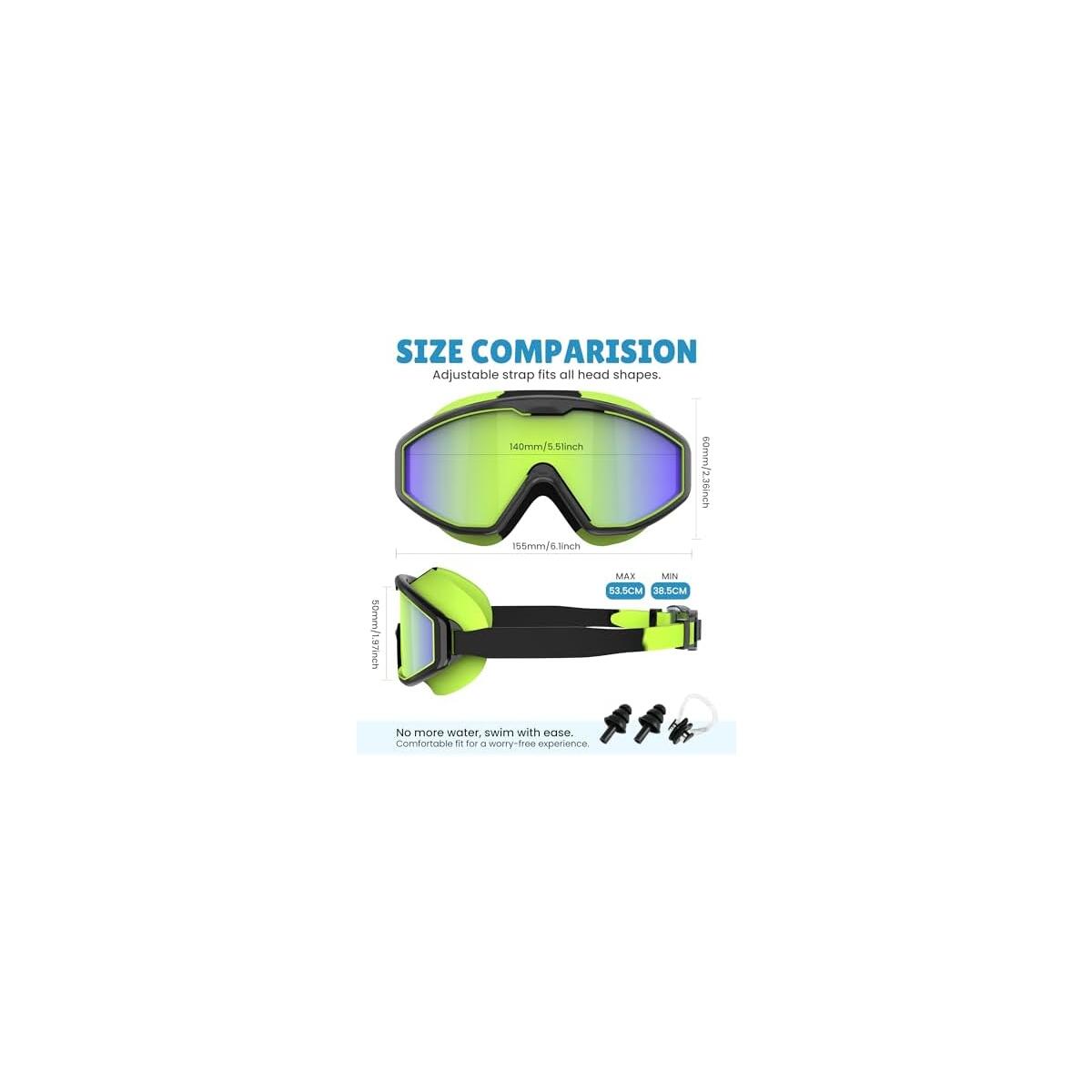 Nssiw Swim Goggles Swimming Kids Goggles Anti Fog Deal - RebateKey