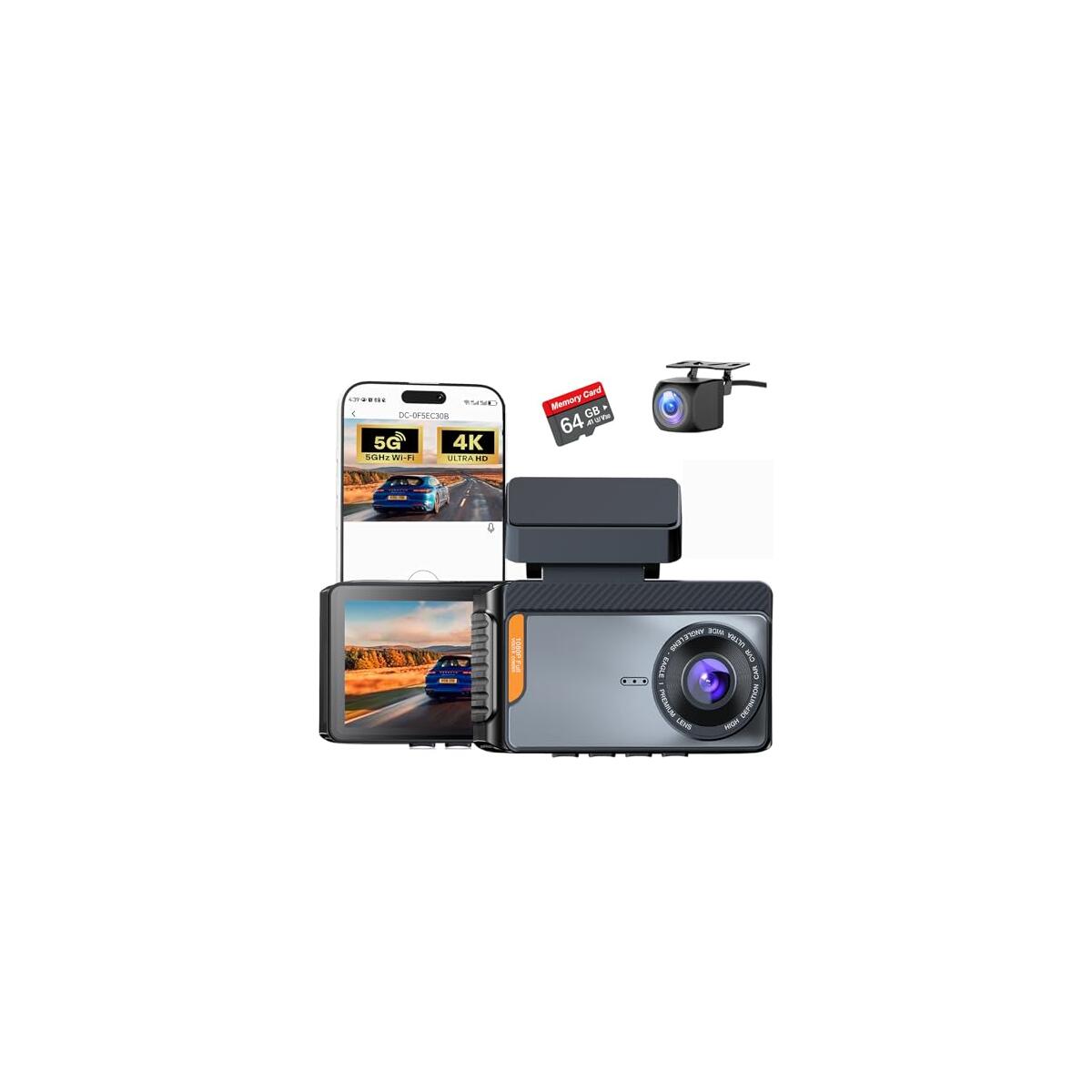 4k Wifi Dual Channel Dash Cam 2 Deal - RebateKey