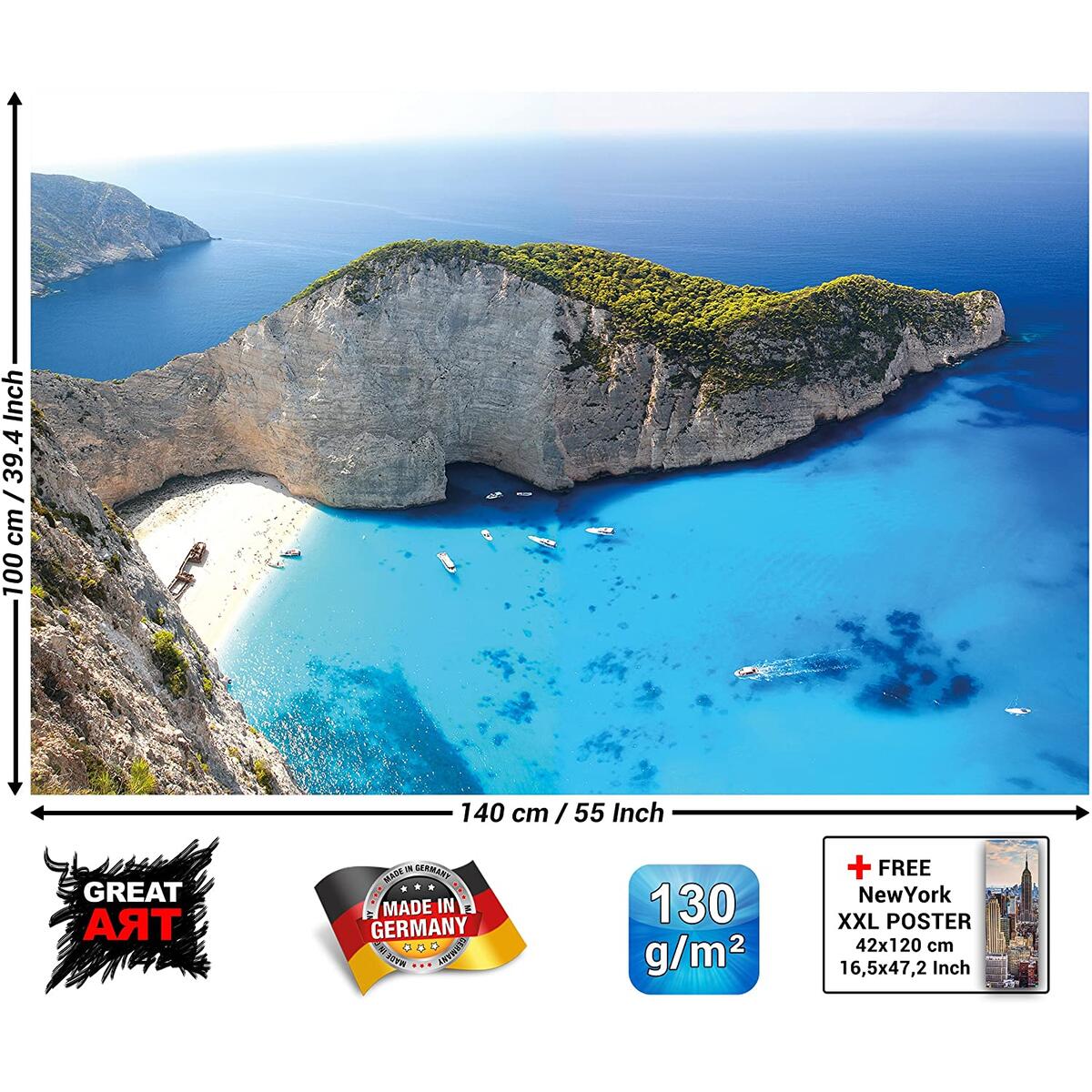 Poster Zakynthos Beach Picture Deal - RebateKey