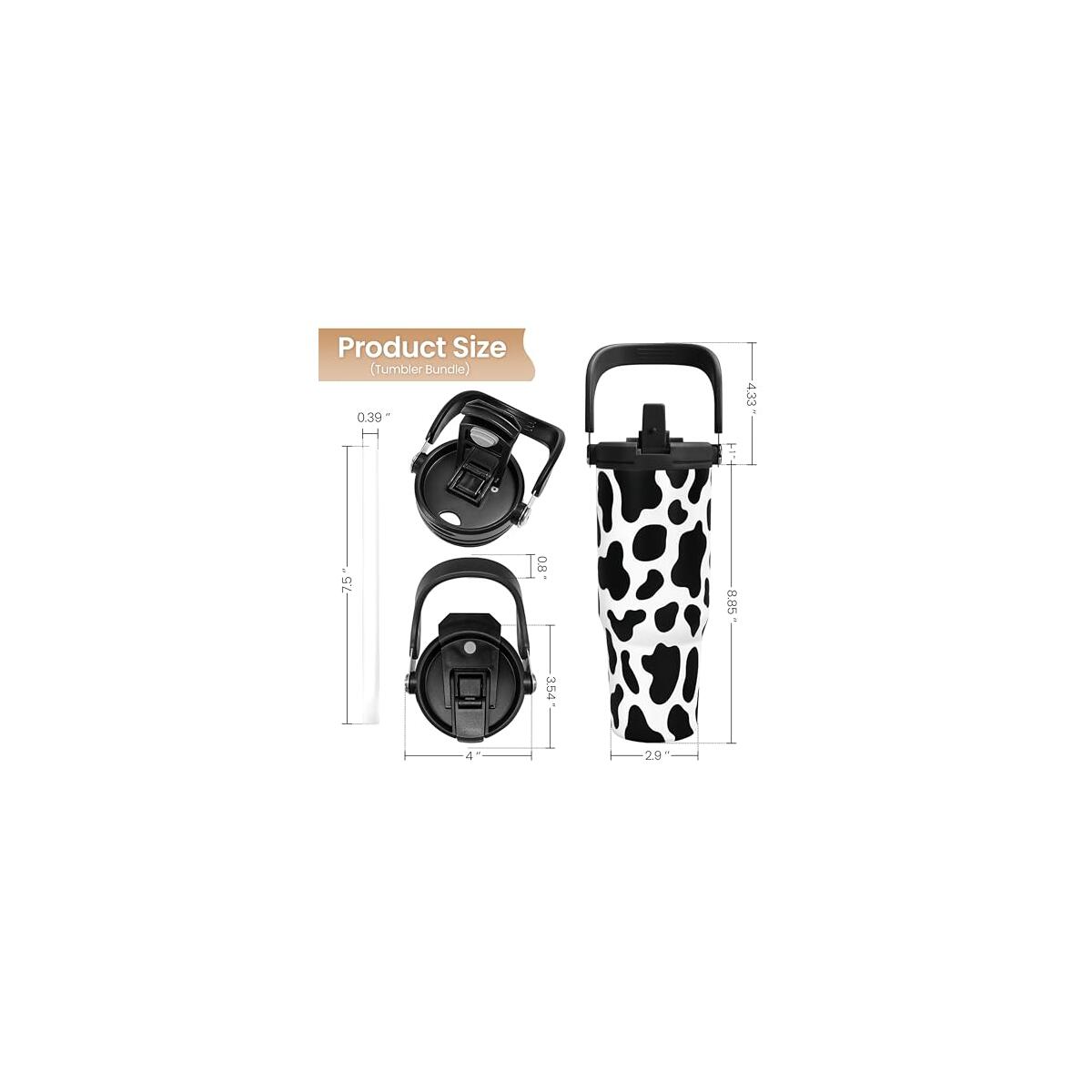 Sandjest Cow Print Tumbler Deals - RebateKey