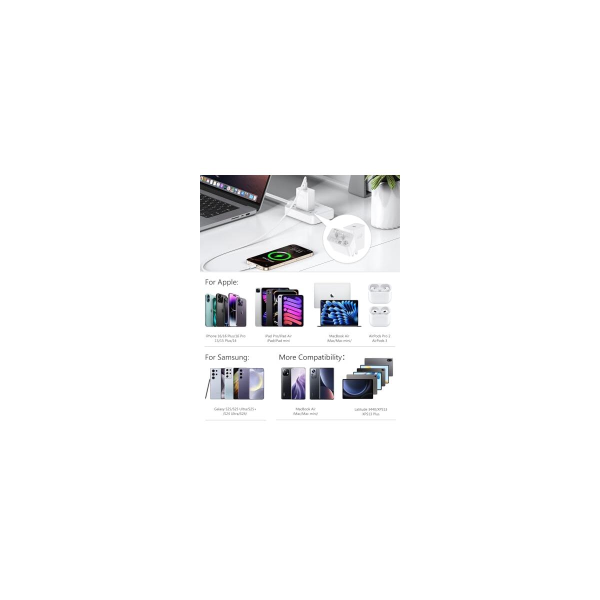 2 Packs 30w Iphone 17 16 15 Charger Coupons - RebateKey