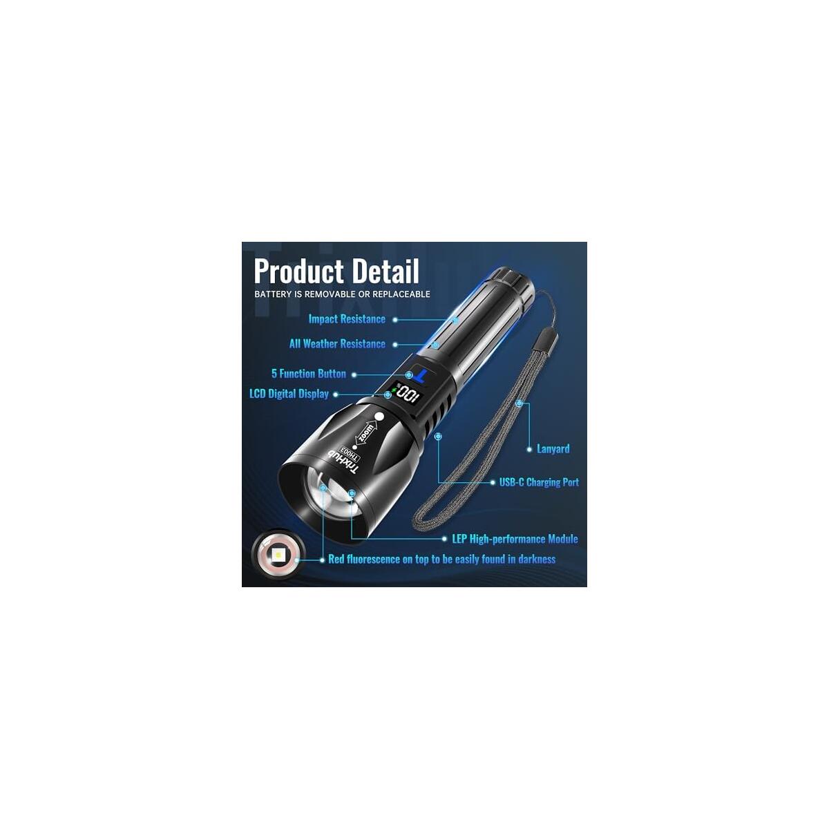 Trixhub Rechargeable Flashlights Deals - RebateKey