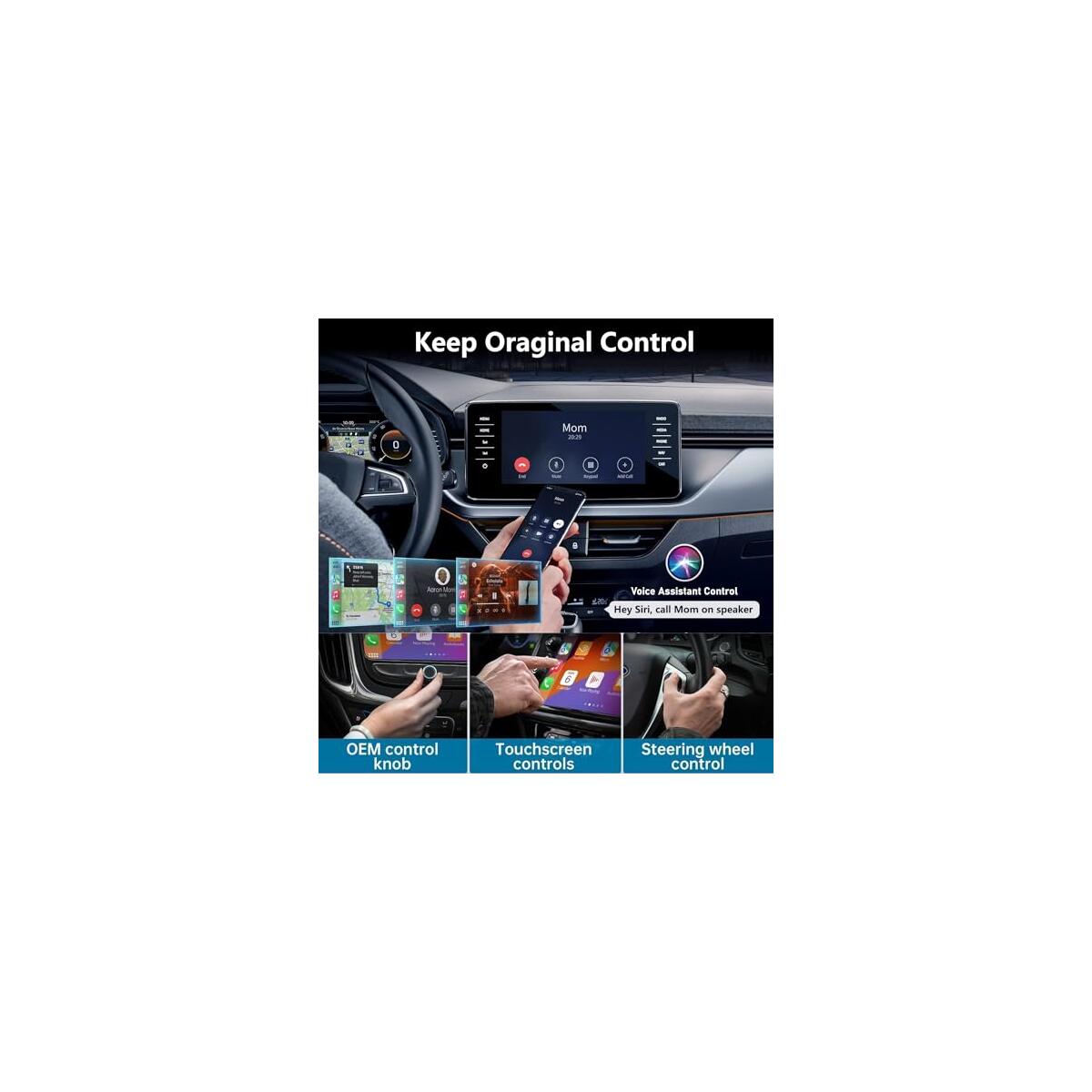 Wireless Carplay Android Auto Car Adapter 2 In 1 1 Coupon - RebateKey