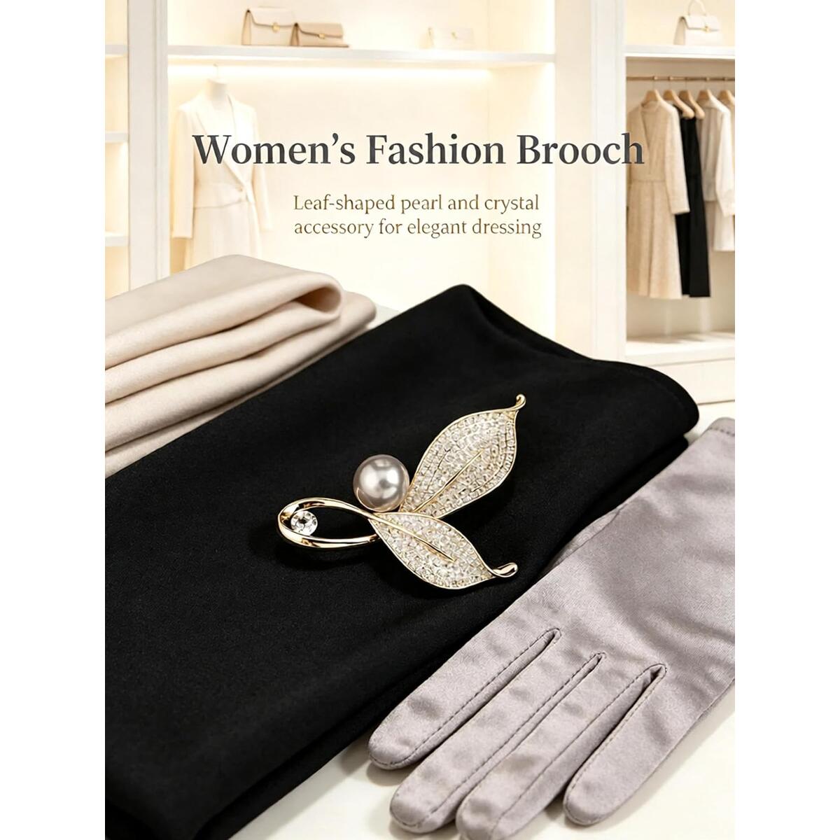 Leaf Pearl Brooch Promo Codes - RebateKey