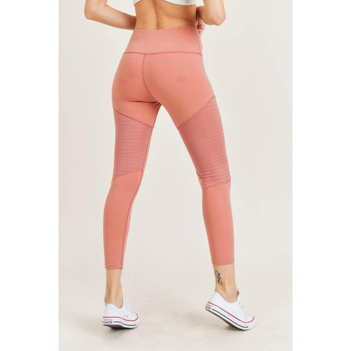 Stripe Mesh Cropped Yoga 1 Deal - RebateKey