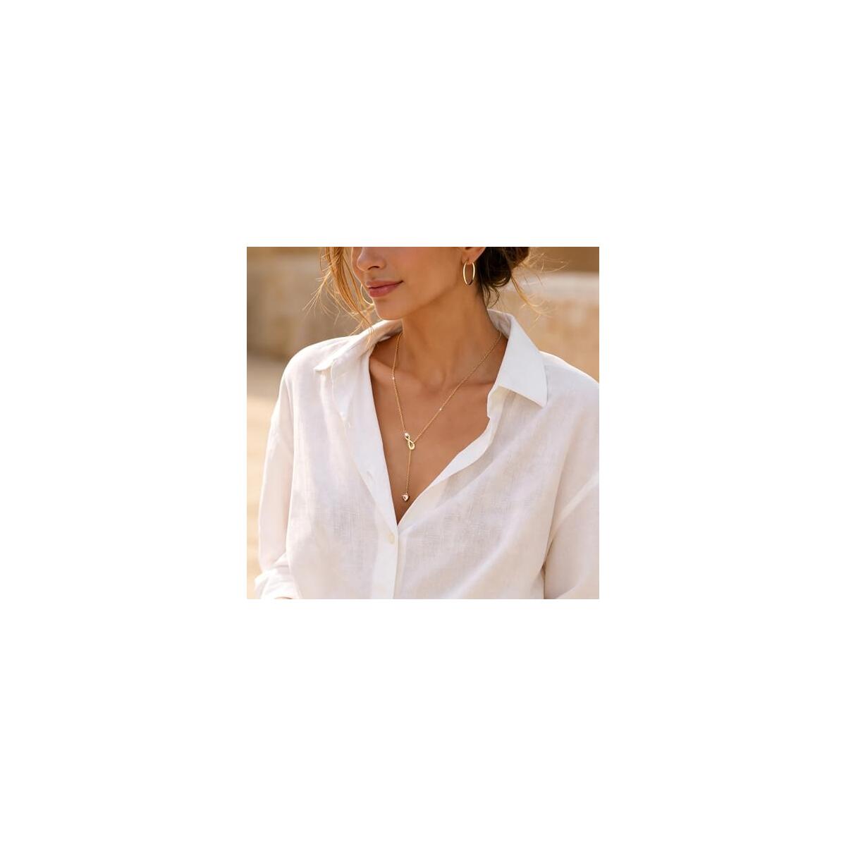 18k Gold Plated Lariat Necklace Deals - RebateKey
