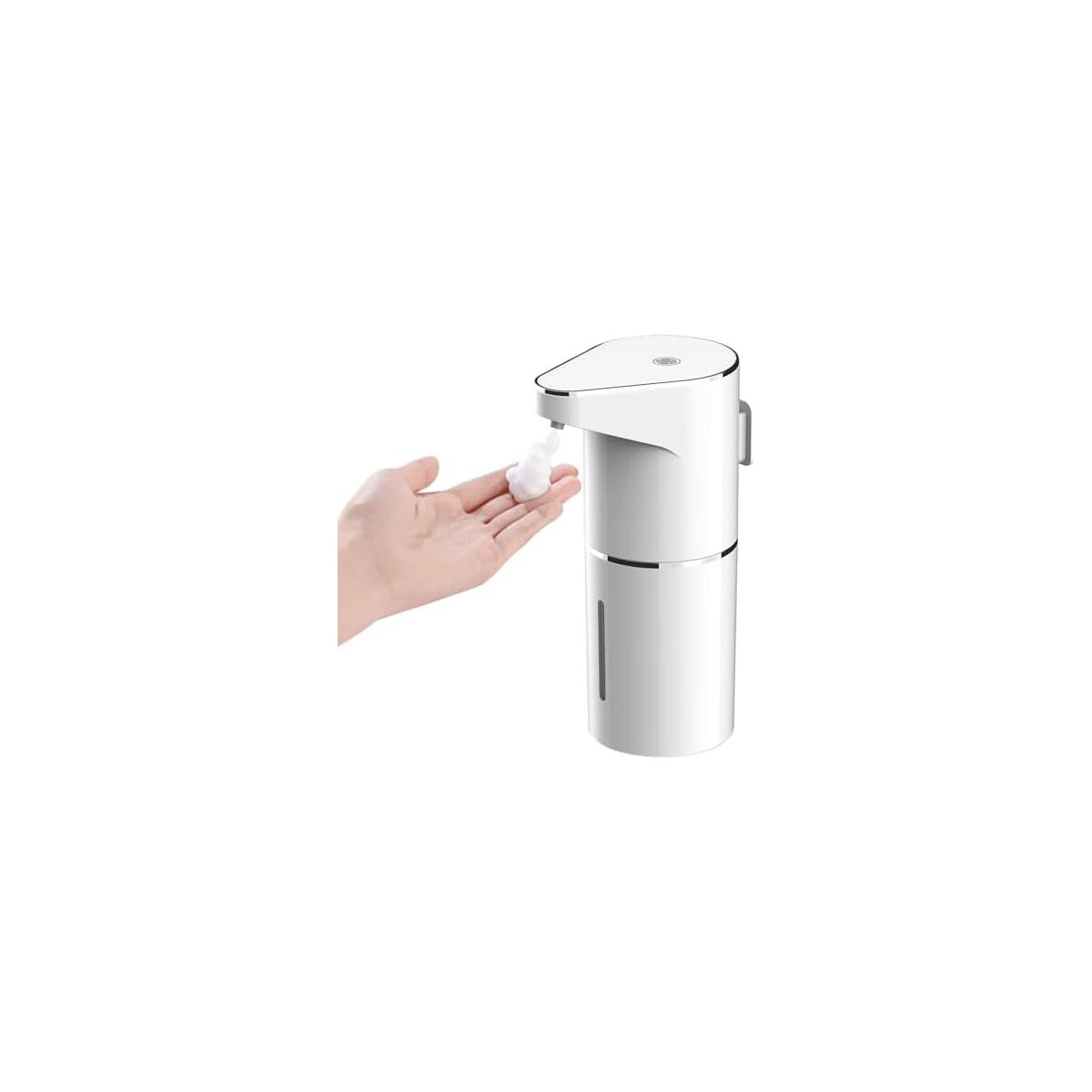 Automatic Sensor-Activated Foam soap Dispenser, 3-Level Adjustable Touchless Smart Hand & Dish Soap Dispenser, USB Rechargeable, 11.84oz/350mL Wall Mounted for Bathroom Kitchen, Restaurant