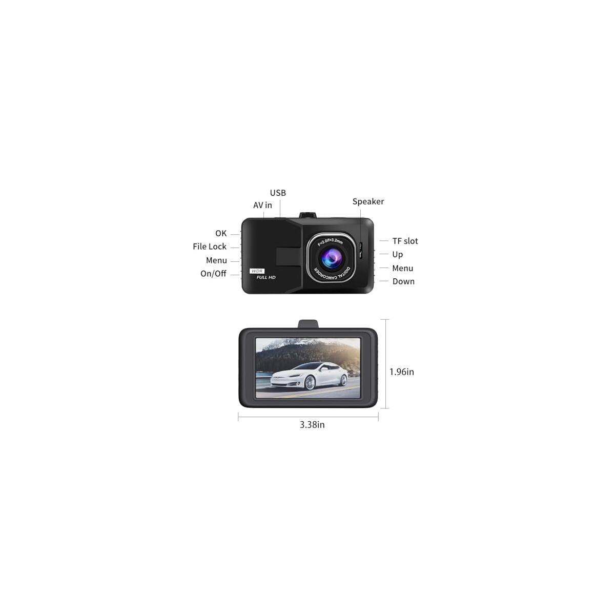 3 Inch Dash Camera Deal - RebateKey