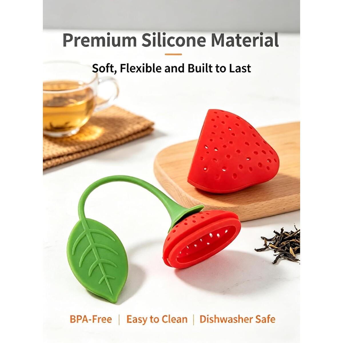 Strawberry Silicone Tea Promo Code - RebateKey