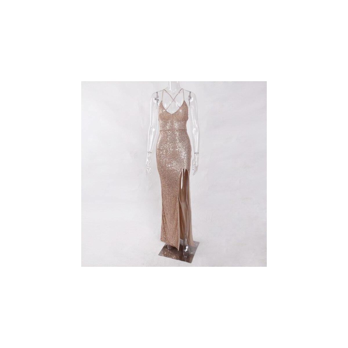 Sexy Sequin Bodycon Maxi Promo Codes - RebateKey