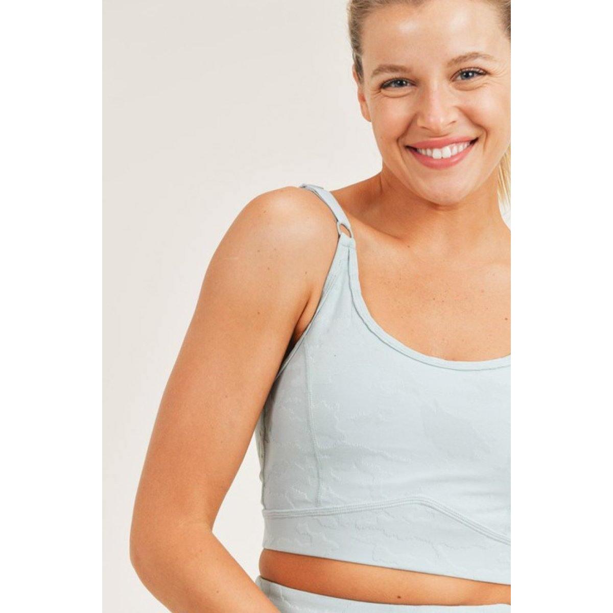 Textured Jacquard Sports Bra Deals - RebateKey