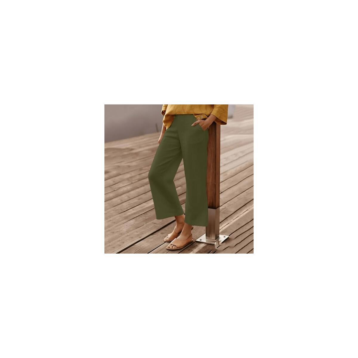 Linen Capri Pants 1 Deals - RebateKey
