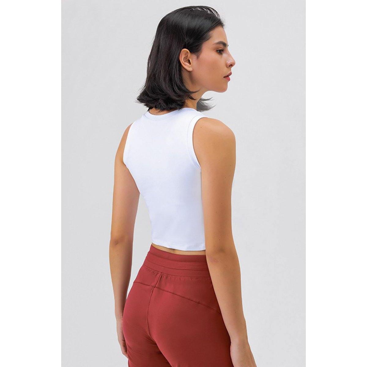 Cropped Sleeveless Active Tank Deal - RebateKey