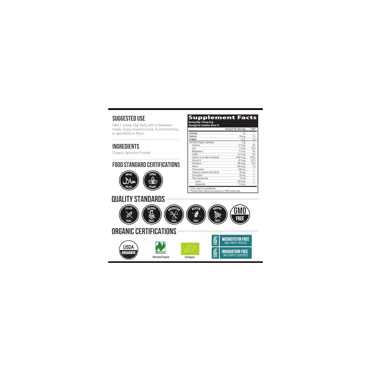 Organic Spirulina Powder Made Deal - RebateKey