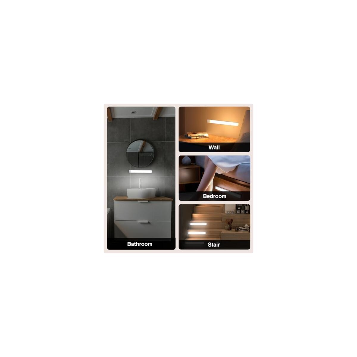 6 Pack Motion Sensor Magnetic Under Cabinet Light Coupons - RebateKey