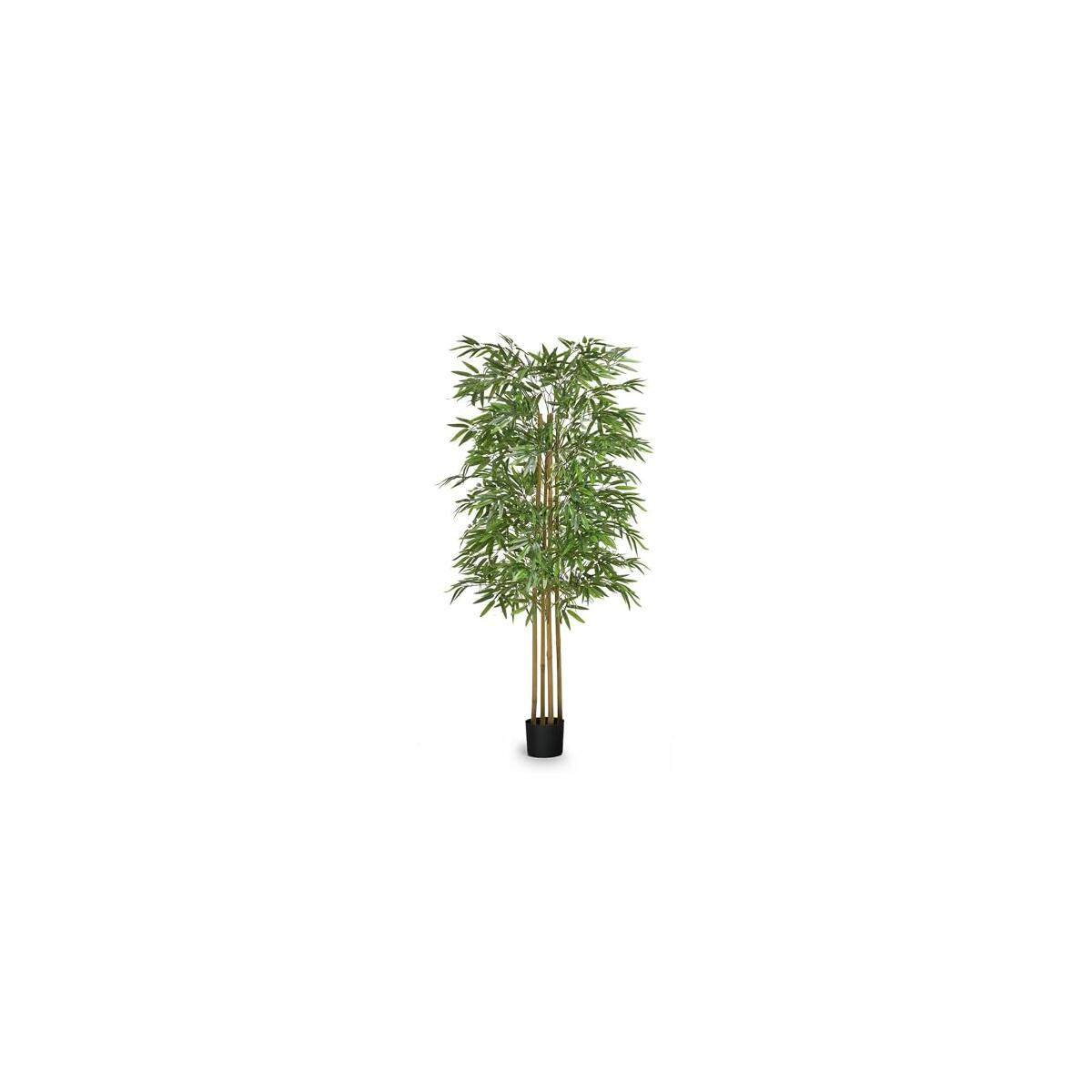 Maia Shop 5ft Artificial Bamboo Tree Plant for House, Apartment or Office &ndash; Realistic Fake Indoor Plants for Living Room, Bedroom, Bathroom, Entryway or Patio &ndash; Faux Greenery for Home D&eacute;cor