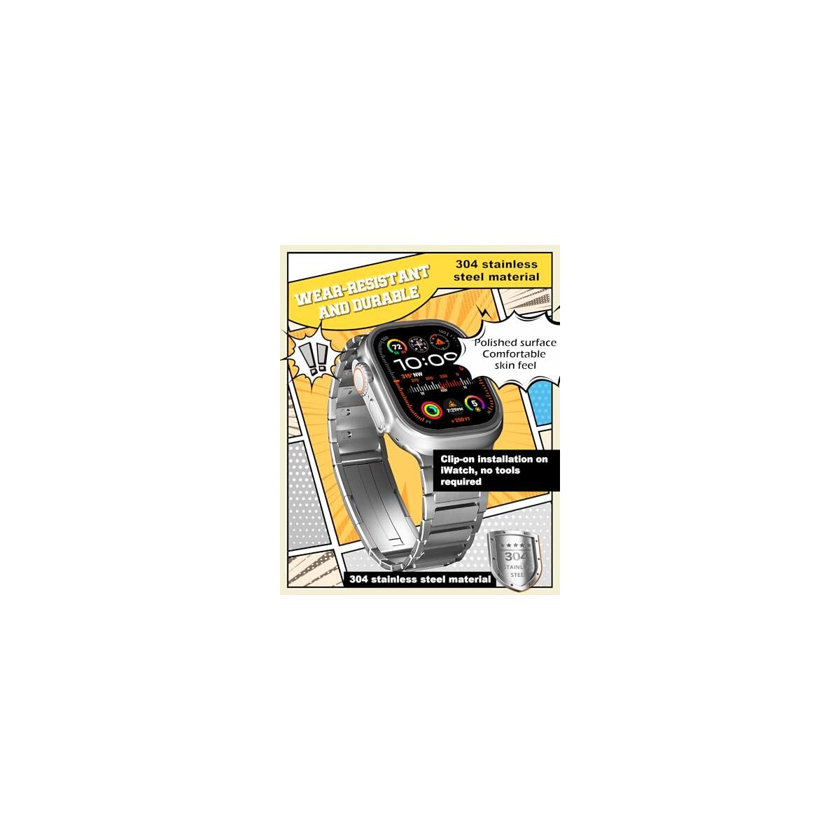 Metal Band Compatible With Apple Watch Band Deal - RebateKey