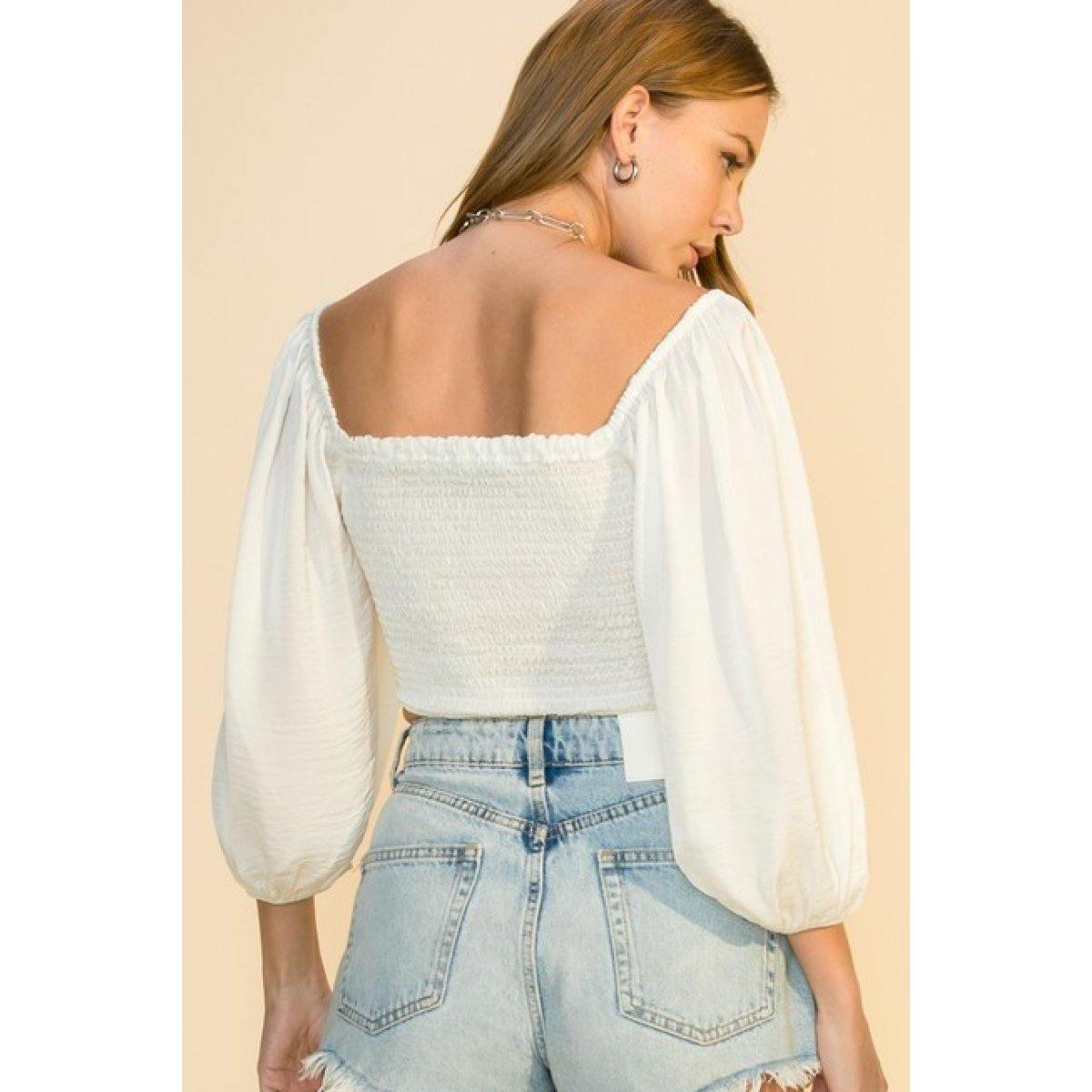 Hyfve Balloon Sleeve Ruched Promo Codes - RebateKey