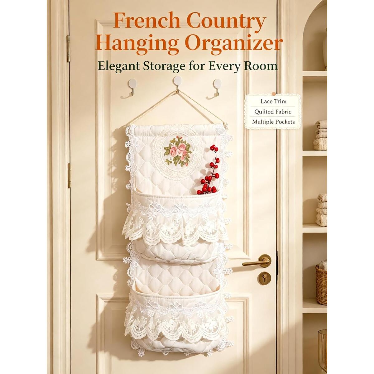 French Style Lace Wall Mounted Fabric Deal - RebateKey