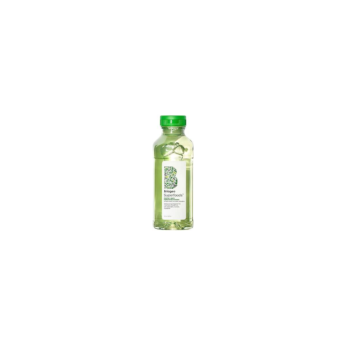 Briogeo Superfoods Matcha + Apple Replenishing Shampoo, Supports Healthy, Balanced Hair and Scalp, Shampoo for All Hair Types and Textures, Enhances Shine, Vegan, Cruelty-Free