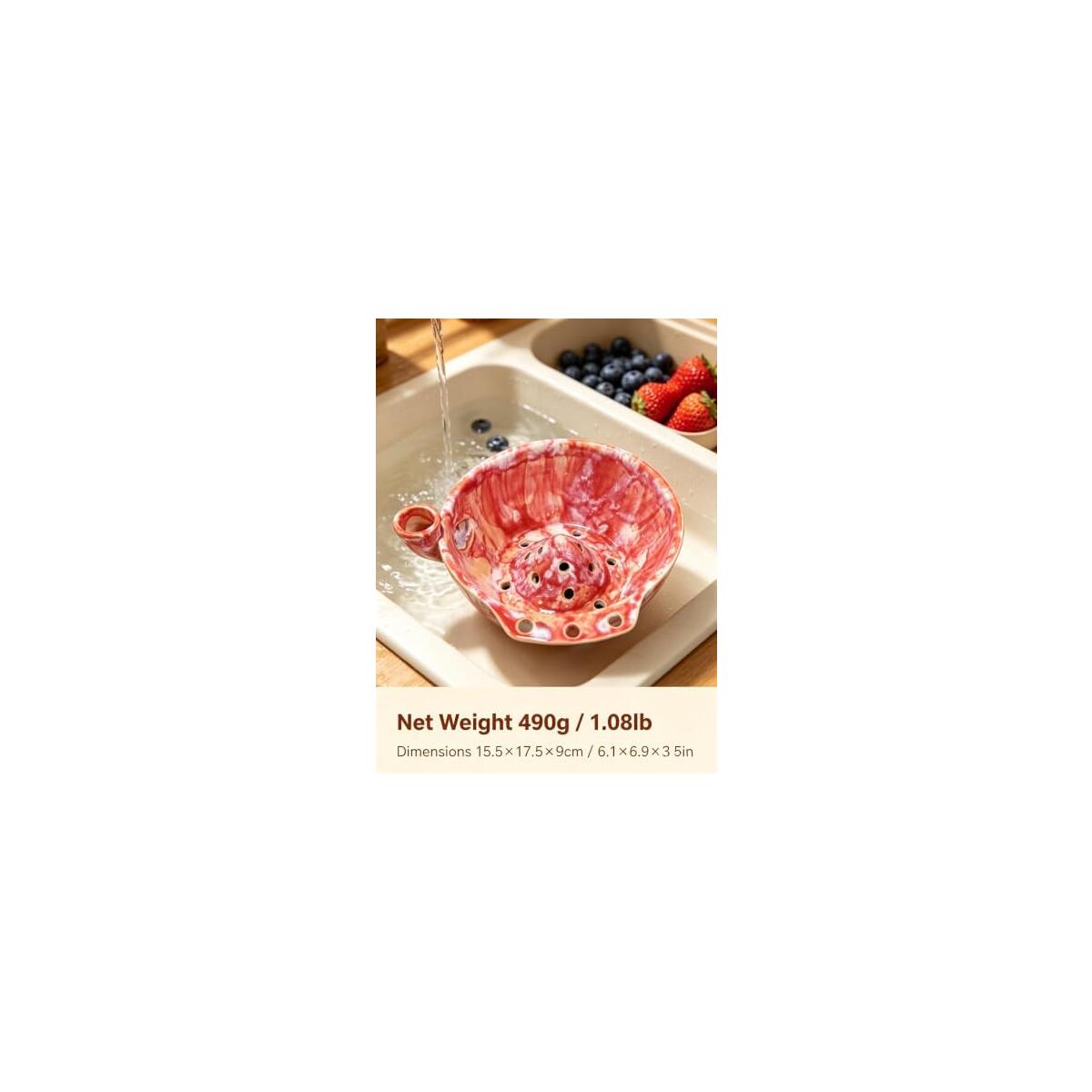 Ceramic Fruit Bowl Colander Deal - RebateKey