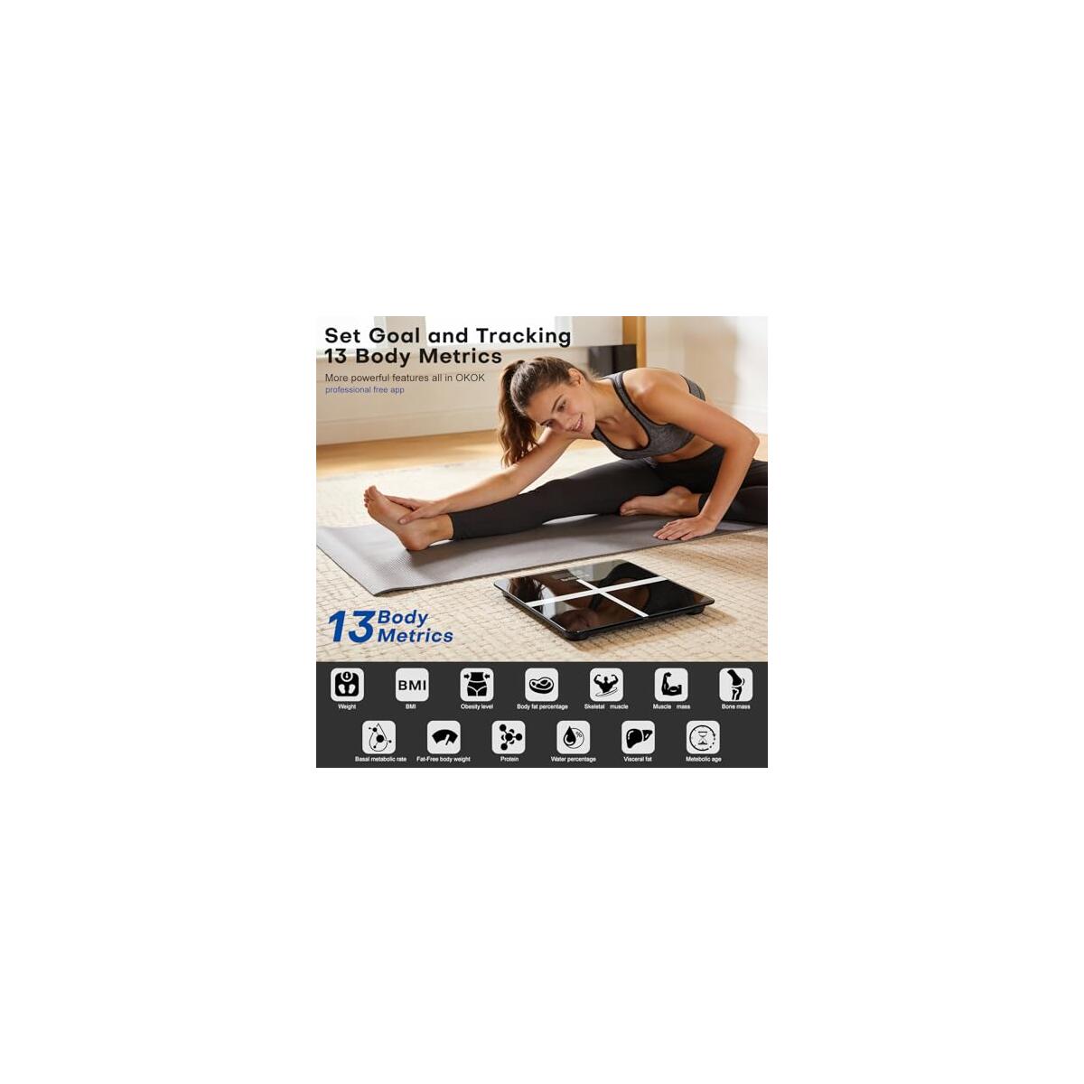 Bluetooth Digital Weight Scale 1 Deal - RebateKey
