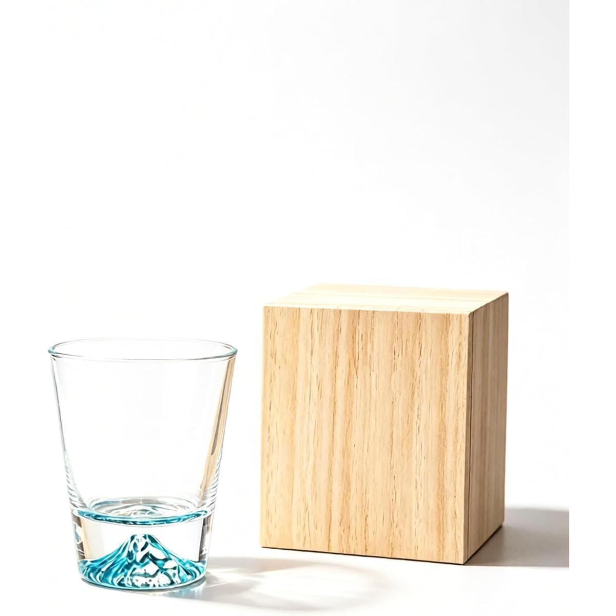 Mount Fuji Snow Mountain Crystal Whiskey Glass Tumbler