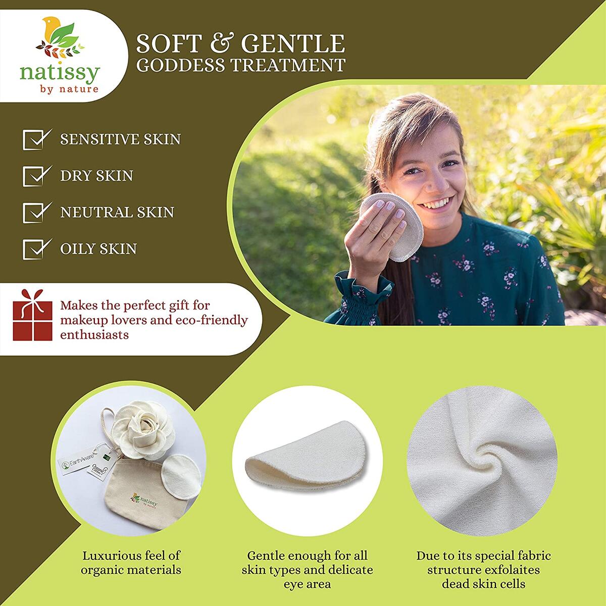 face silk makeup remover pads