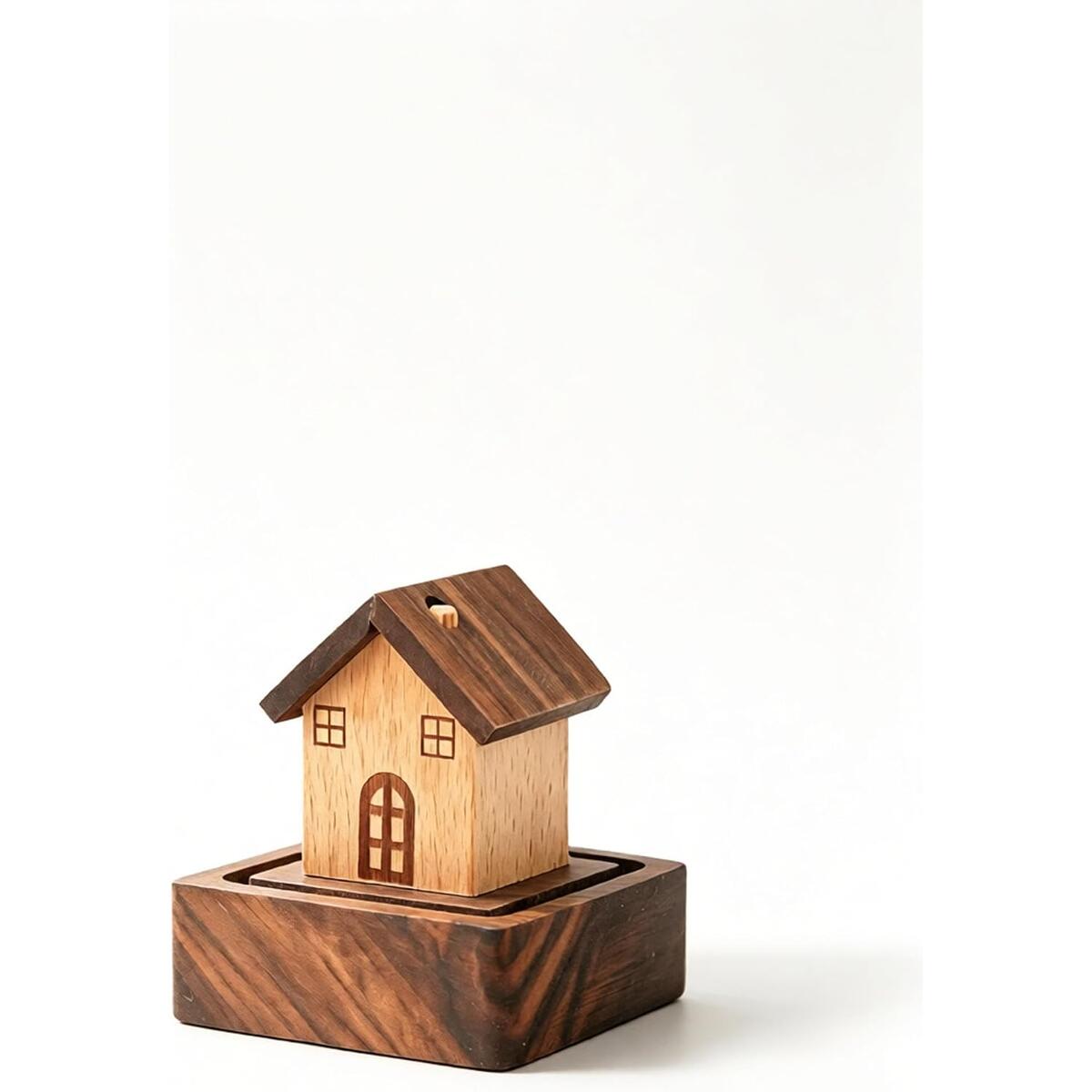 Wooden House Essential Oil Diffuser Ornament