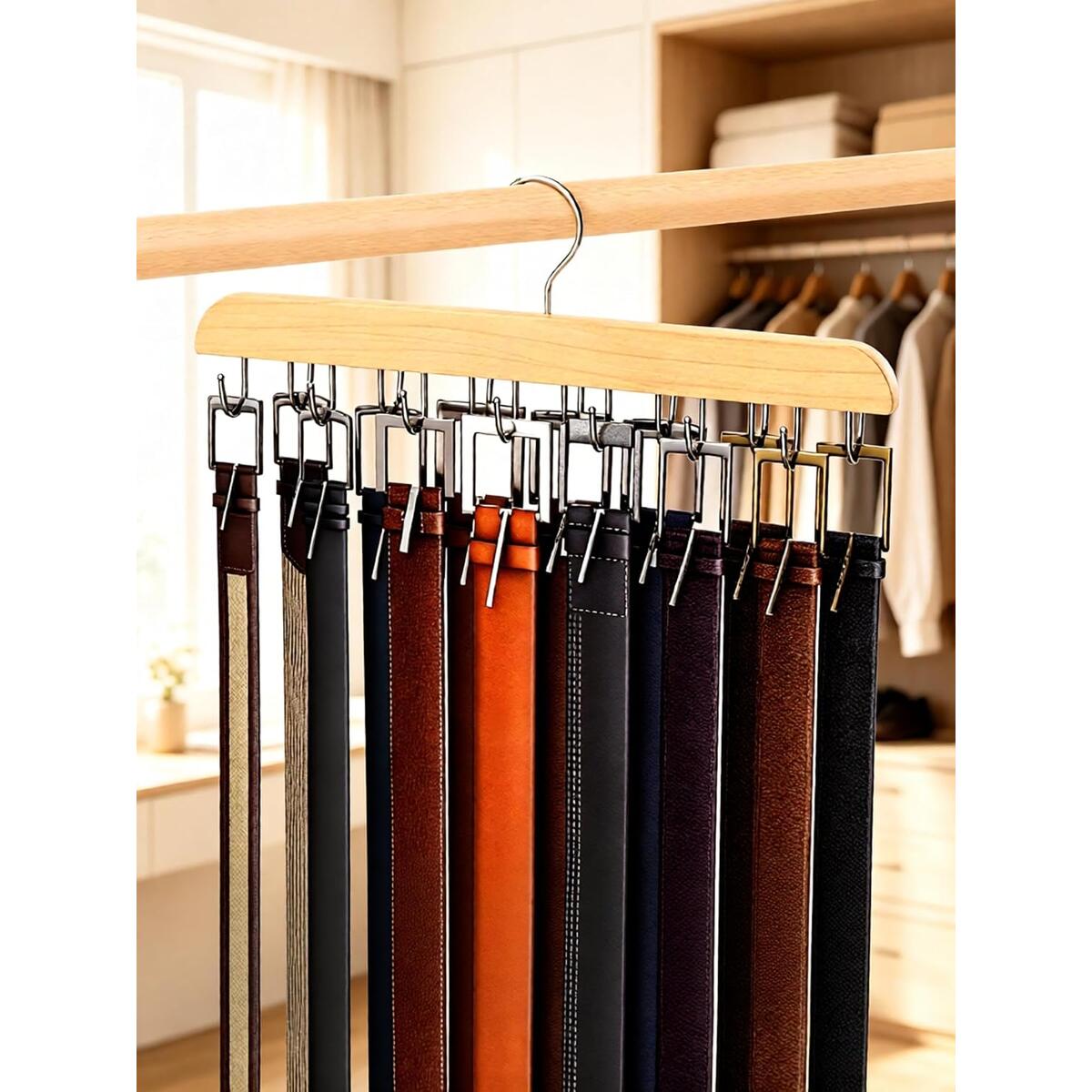 Wooden Belt Hanger With 1 Promo Codes - RebateKey