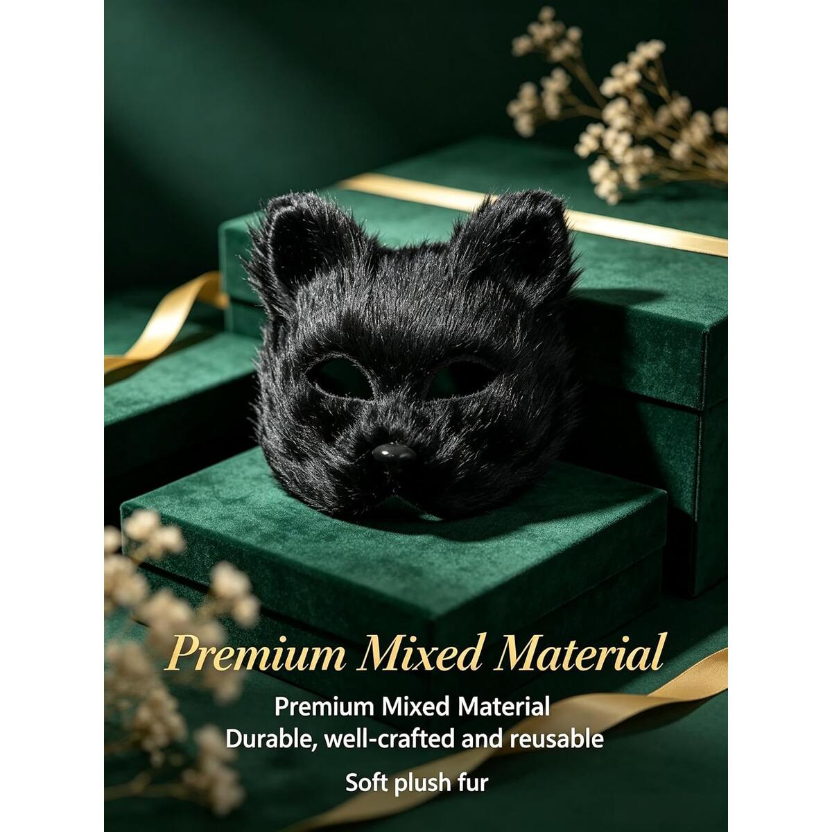 Black Furry Cat Fox 1 Deals - RebateKey