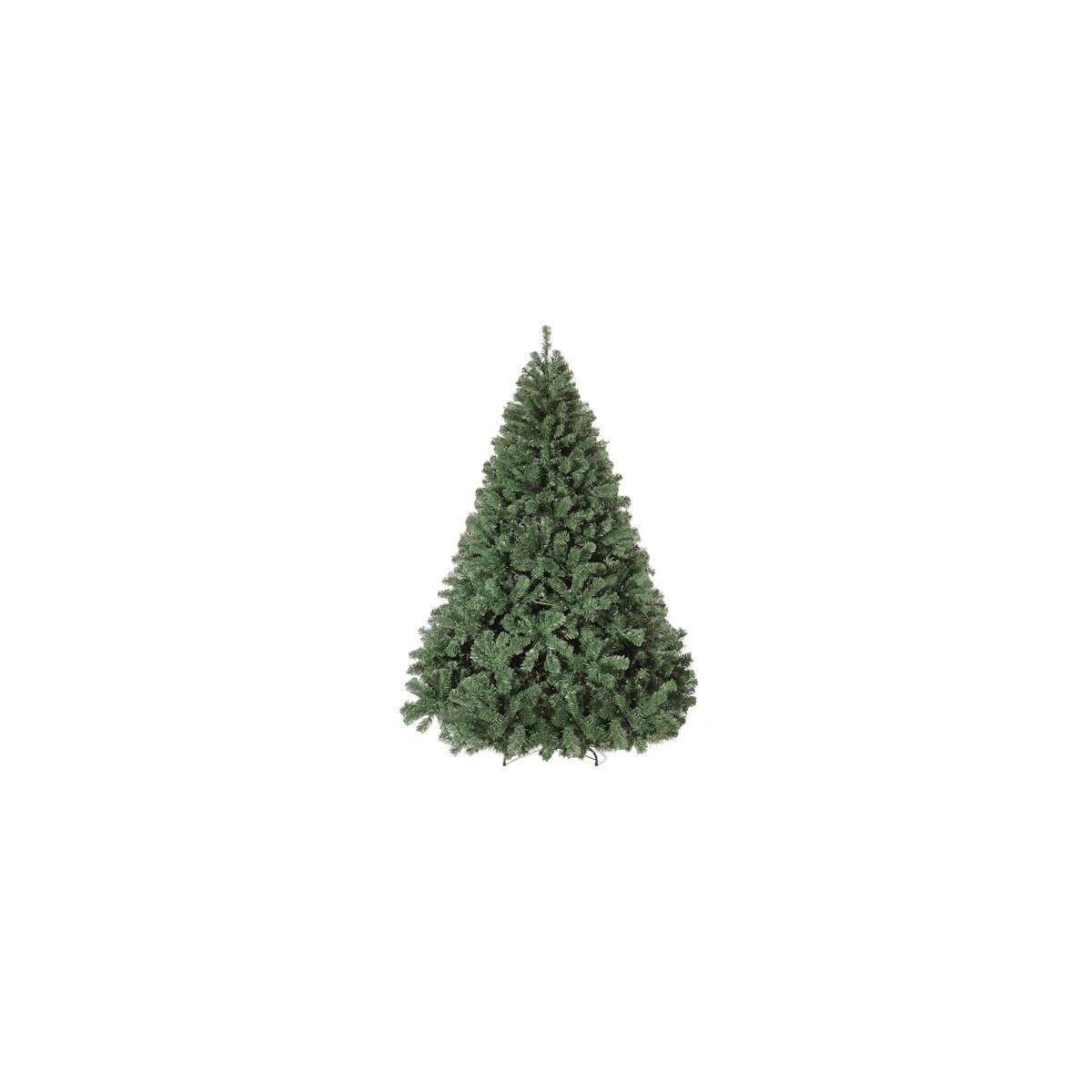 9 ft Artificial Christmas Tree, Hinged Branches and Collapsible Base, Realistic Premium Spruce, Realistic Evergreen for Home and Office Holiday Decoration