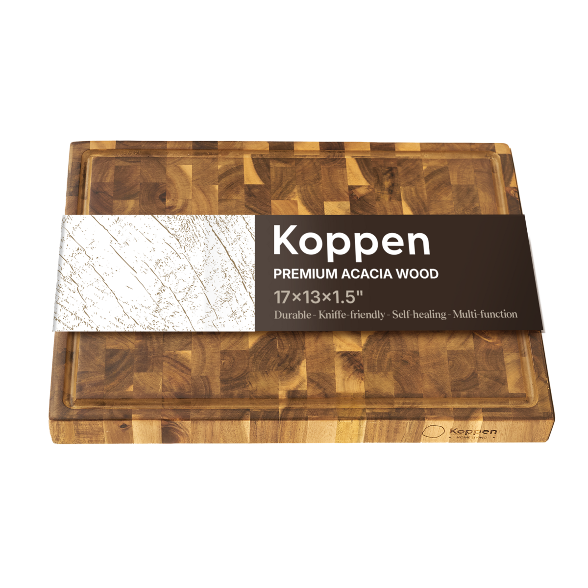 Large End Grain Wood Cutting Board 17 X 13 X Cashback - RebateKey