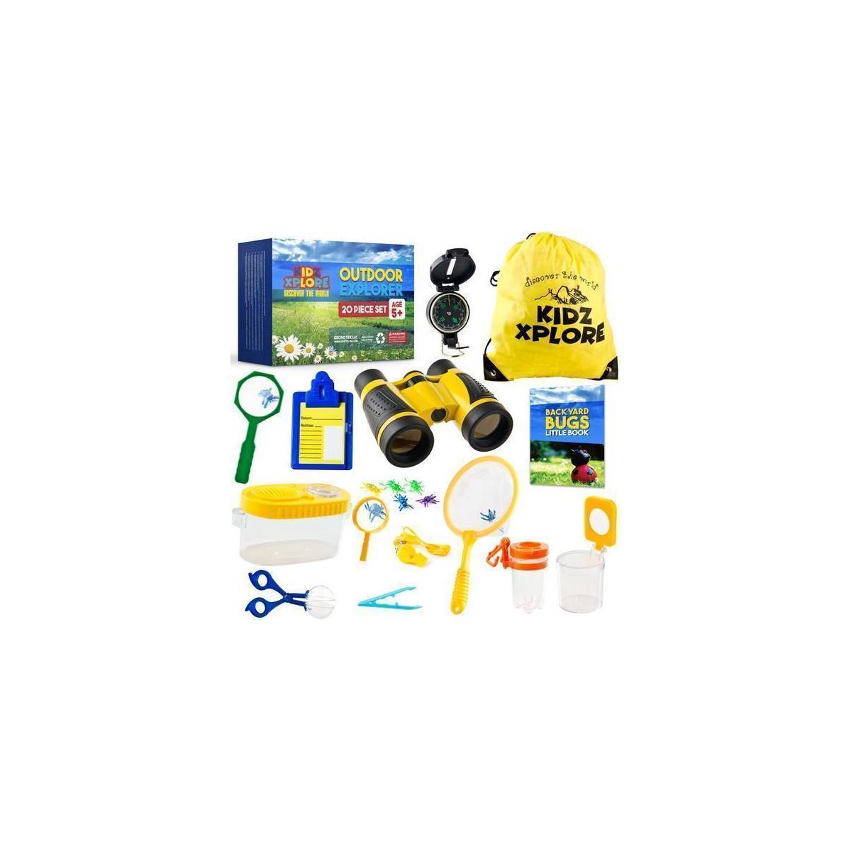 Outdoor Explorer Set 20 Pc Nature Exploration Kit Children Outdoor Games Mini Rebate RebateKey