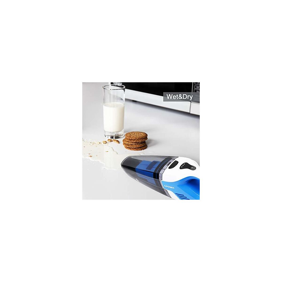 APOSEN Handheld Vacuum Cleaner With HEPA Filter 7Kpa Wet Dry Hand Vac