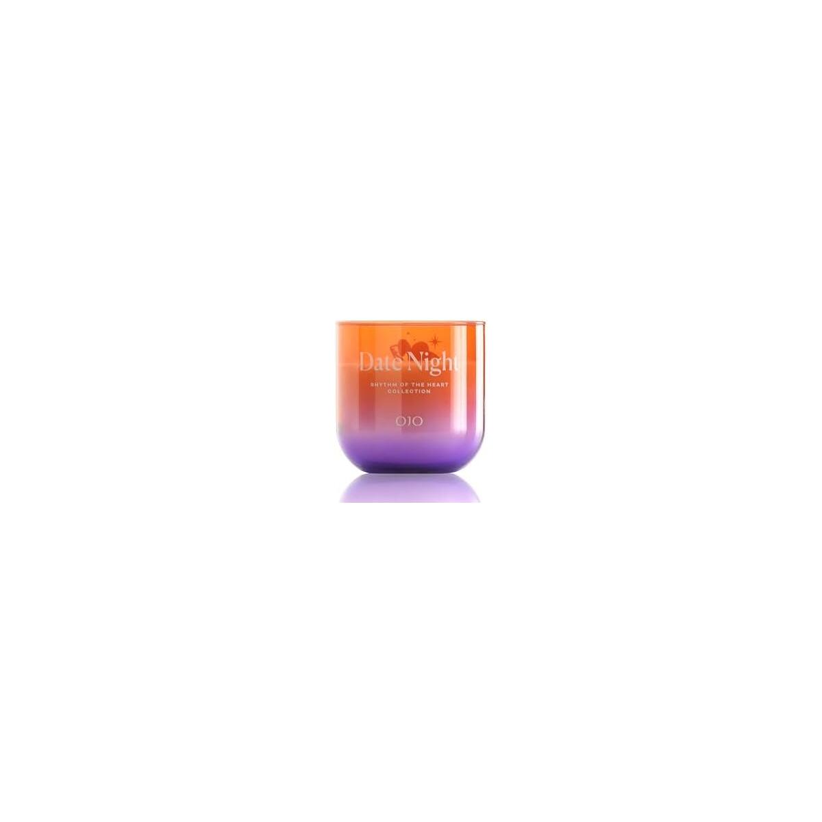 OJO Date Night Scented 2 Wick 8.75 oz Jar Candle with Enchanted Essence, Fruity, Floral Notes | Over 42-Hour Long-Lasting Burn | Premium Blend Wax, Home Fragrance and Gift for Special Days