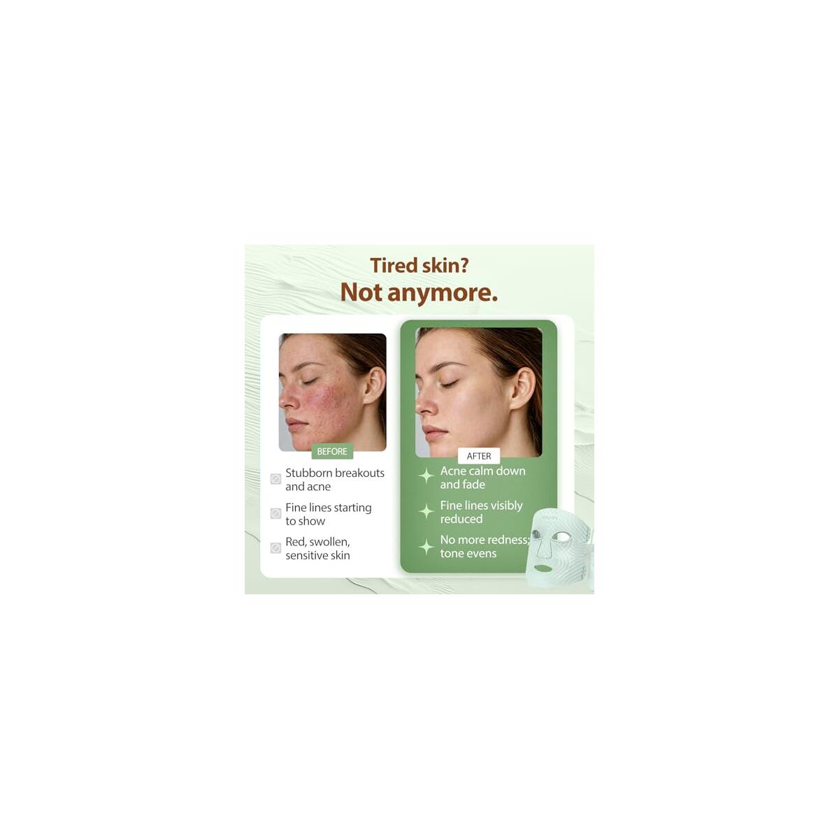 Red Light Therapy For Face 8 Modes Led Face Mask 2 Rebate - RebateKey