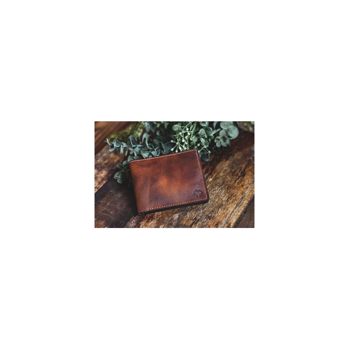 Men's Leather Bifold Wallets Made In Usa